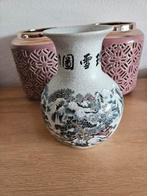 Vintage Chineze vaas porselein ZGAN, Antiek en Kunst, Antiek | Vazen, Ophalen of Verzenden