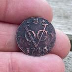 Voc duit Utrecht 1746 - bodemvondsten - munt voc - duitje, Postzegels en Munten, Munten | Nederland, Ophalen of Verzenden