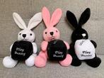 Playboy knuffels 3 stuks, Ophalen of Verzenden, Zo goed als nieuw, Overige typen