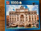 King Puzzel Trevi Fontein 1000 stukjes, Ophalen of Verzenden, 500 t/m 1500 stukjes, Zo goed als nieuw, Legpuzzel