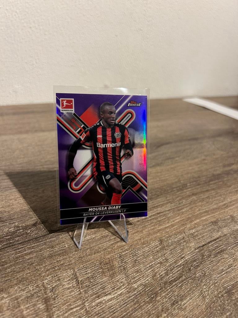 Moussa Diaby 2021-22 Topps Finest Bundesliga #102 /250, Ophalen of Verzenden, Zo goed als nieuw
