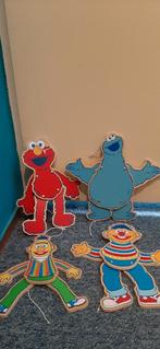 Sesamstraat houten Trekpopjes, Ophalen, Nieuw, Overige typen