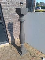 Massief houten vloerlamp, Huis en Inrichting, Ophalen, Gebruikt, Hoffz, landelijk, natuurlijk, 100 tot 150 cm