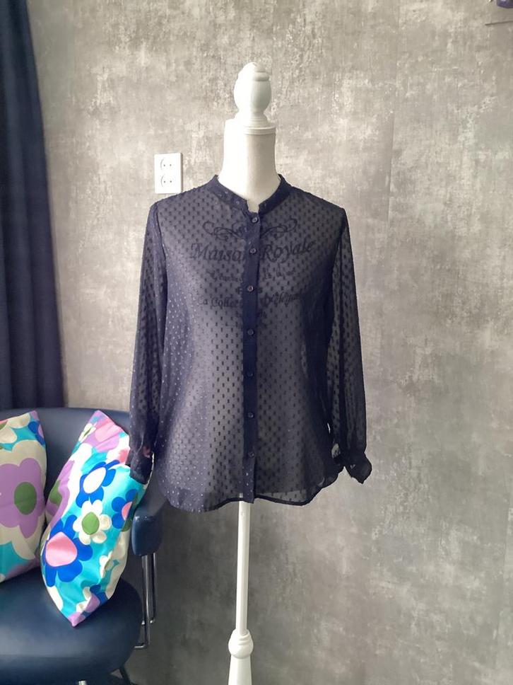 Donkerblauwe blouse van Only maat 38, Kleding | Dames, Blouses en Tunieken, Maat 38/40 (M), Blauw, Ophalen of Verzenden