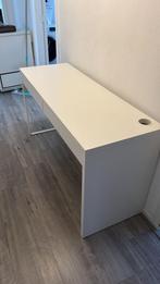 Ikea MICKE Bureau - Wit, 142x50 cm, Ophalen, Gebruikt, Bureau