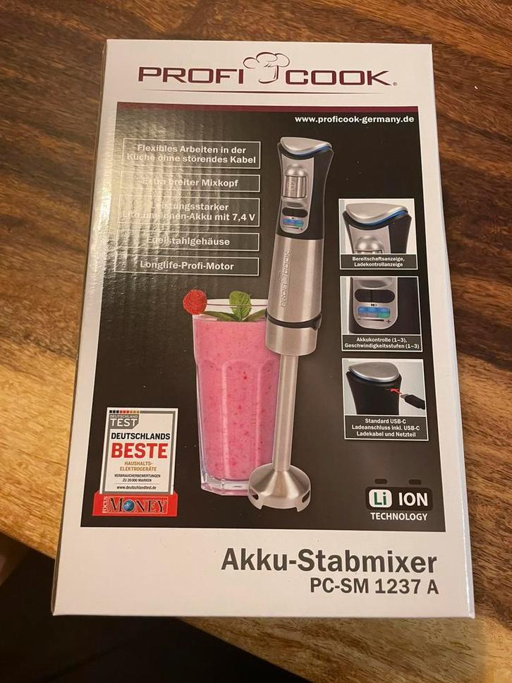 ProfiCook PC-SM 1237 A, Witgoed en Apparatuur, Blenders, Nieuw, Ophalen of Verzenden