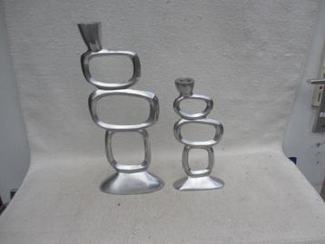 SET van twee Matthew Hilton KANDELAAR vintage 80's design beschikbaar voor biedingen
