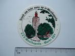 sticker VVV Westkapelle retro vuurtoren vintage strip, Verzenden, Zo goed als nieuw