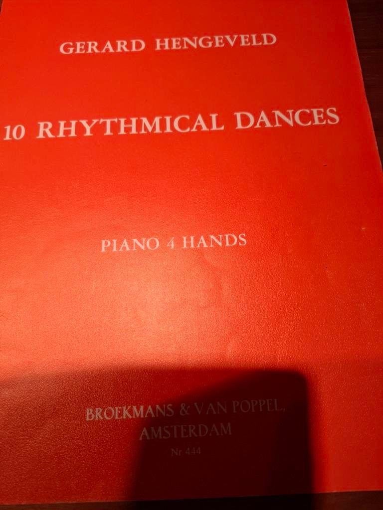 Piano Studieboek 4 Hands - Gerard Hengeveld, Ophalen of Verzenden