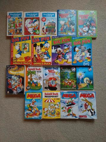 Donald Duck pockets incl Galaxy Mega en Big Fun beschikbaar voor biedingen