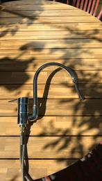 Keukenkraan Grohe chroom met flexibel handig uiteinde, Ophalen, Zo goed als nieuw, Chroom, Kraan