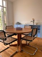 Mid Century Deens design uitschuifbare eettafel, Huis en Inrichting, Tafels | Eettafels, Ophalen, Gebruikt, 100 tot 150 cm, 50 tot 100 cm