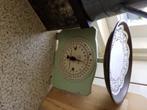 Brocante keuken weegschaal, zacht groen, Ophalen of Verzenden, Gebruikt