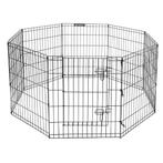 Puppyren Hondenren Zwart Opvouwbaar Hond 560 cm omtrek 76H, Dieren en Toebehoren, Honden-accessoires, Ophalen of Verzenden, Nieuw