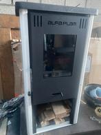 Hout kachel, 6.5 KW Gietijzer + steen. ALFA-PLAM, Elita I, Ophalen, Vrijstaand, Hout, Nieuw