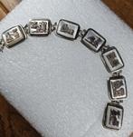 Zilveren 800 GIOVANNI APA Carved Shell/ Schelp Camee armband, Ophalen, Zo goed als nieuw, Zilver, Zilver