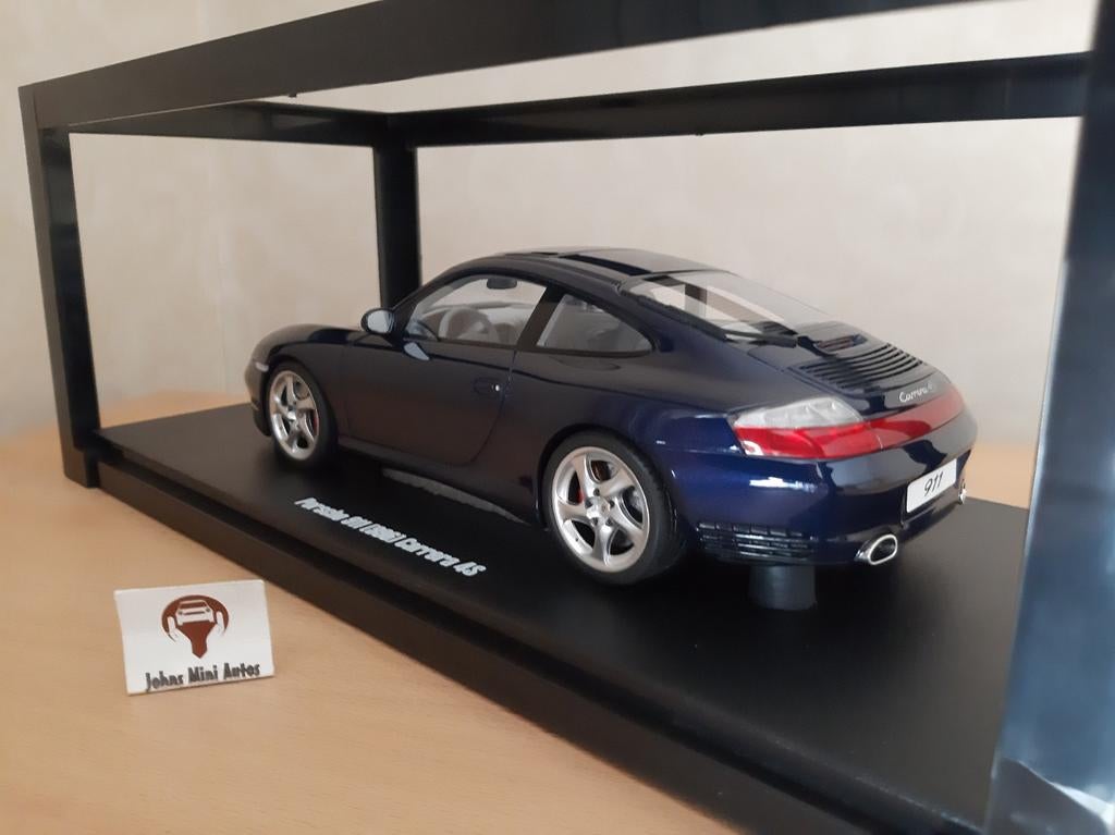 Porsche 911 (996.2) Carrera 4S 2002 Dark Blue GT938 - 1:18, Hobby en Vrije tijd, Modelauto's | 1:18, Overige merken, Auto, Nieuw
