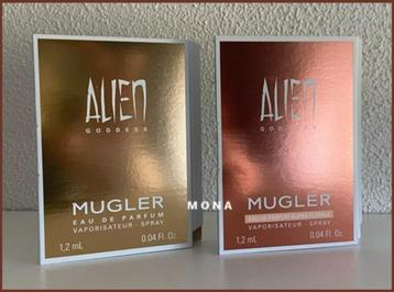 Alien Goddess set 2 parfum samples proefje testers monsters beschikbaar voor biedingen