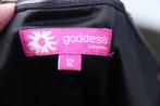 Jurk zwart strapless Goddess mt 12 (S) Vaste prijs, Kleding | Dames, Zwart, Goddes, Ophalen of Verzenden, Zo goed als nieuw