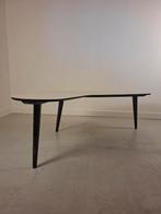 Vintage design salontafel Bovenkamp jaren 50 midcentury, Gebruikt, 100 tot 150 cm, Minder dan 50 cm, Rechthoekig