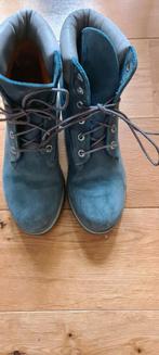 Timberland boots schoenen blauw met grijs mt 7,5 / maat 41,5, Blauw, Timberland, Boots, Ophalen of Verzenden