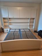 Compleet 2 persoonsbed 180x210 cm, Tweepersoons, Ophalen of Verzenden, 180 cm, Hout