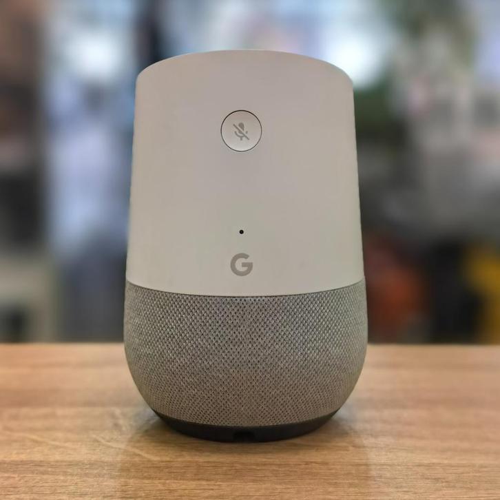 Google Home Smartspeaker | Wit - Netjes, Auto diversen, Autospeakers, Zo goed als nieuw