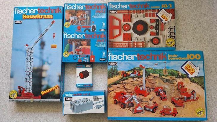 Fischer Technik diverse bouwsets, Antiek en Kunst, Antiek | Speelgoed, Ophalen
