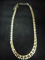 14 karaat geel gouden ketting met echte parels lente 42 cm, Ophalen of Verzenden, Zo goed als nieuw, Geel, Goud