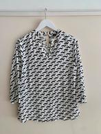 Mooie dunne blouse Comma, maat 38 zwart wit, Maat 38/40 (M), Wit, Zo goed als nieuw, Comma