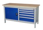 Werkbank HMS nieuw, 150x60cm €525,- ex ongemonteerd