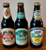 3 oude volle flessen bier van Grolsch collector's item, Ophalen of Verzenden, Zo goed als nieuw, Flesje(s), Grolsch