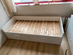 Uitschuifbaar bed 80 /160x200 uitschuifbed bedbank IKEA, Huis en Inrichting, Slaapkamer | Bedden, Ophalen, Wit, Tweepersoons, Zo goed als nieuw