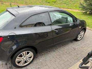 Seat Ibiza 1.4 63KW 3DRS 2008 Zwart beschikbaar voor biedingen