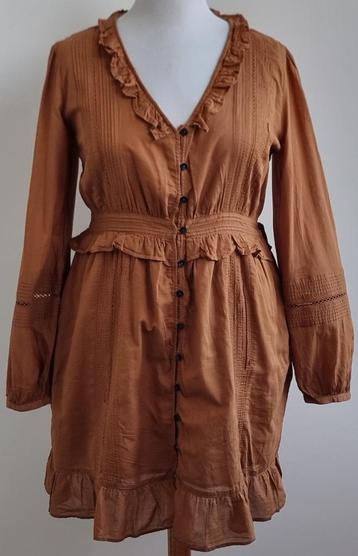 Scotch & Soda bruine jurk mt. L beschikbaar voor biedingen
