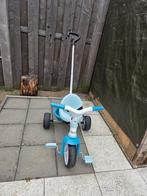 Smoby driewieler blauw met duwstang, Fietsen en Brommers, Fietsen | Kinderfietsjes, Ophalen, Zijwieltjes, Gebruikt, Smoby