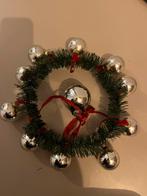 Vintage kerstballen krans, Ophalen of Verzenden, Gebruikt
