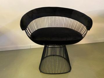 Vintage Warren Platner stoel - zwart