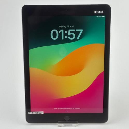 iPad 6e Gen (2018) 32GB Grijs, Computers en Software, Apple iPads, Zo goed als nieuw