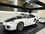 1:18 Porsche 911 997 GT2 RS wit Autoart 77963 / JJTOP, Hobby en Vrije tijd, Modelauto's | 1:18, Auto, Autoart, Ophalen of Verzenden