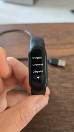 Xiaomi Mi Band 6 met extra bandje en opladen kabel, Gebruikt, Xiaomi, Zwart, Ophalen of Verzenden