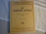 Schubert, Schumann, Franz, Brahms - 50 German Songs, Ophalen of Verzenden, Nieuw, Artiest of Componist, Piano