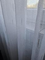 Glasgordijnen vlinderplooi 2.80 x 2.50 m (2 stuks 1.40), Gebruikt, 100 tot 150 cm, 200 cm of meer, Wit