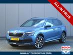 Skoda Kamiq 1.0 TSI 115pk DSG Automaat Sport Business | Appl, Auto's, Skoda, Stof, Gebruikt, Metallic lak, Blauw