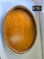 Vintage rotan dienblad, Ophalen of Verzenden, Gebruikt, Hout