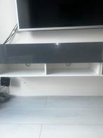 TV Meubel Asino Grijs Wit 200 cm, Huis en Inrichting, Kasten | Televisiemeubels, Ophalen, 100 tot 150 cm, Zo goed als nieuw, Minder dan 100 cm
