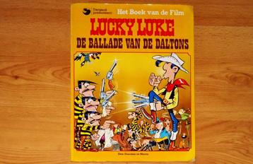 Lucky Luke het boek van de film de ballade van de Daltons beschikbaar voor biedingen