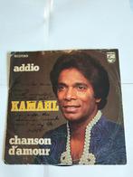 4647 gesigneerde single kamahl .. Addio - chanson d'amour, Ophalen of Verzenden, Gebruikt, 12 inch