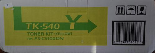 Kyocera TK-540 Y, Orig. Yellow Toner Cartridge FS-C5100DN, Computers en Software, Printerbenodigdheden, Nieuw, Toner, Ophalen of Verzenden