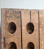 Oud frans eiken wijnrek dubbel., Antiek en Kunst, Ophalen